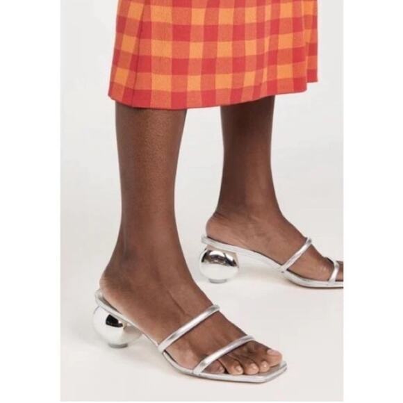 Cult Gaia Leora Leather Mules 39.5 - Picture 9 of 12